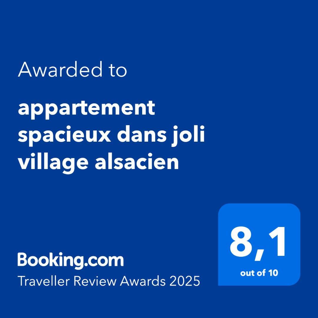 Appartement Spacieux Dans Joli Village Alsacien Châtenois 외부 사진